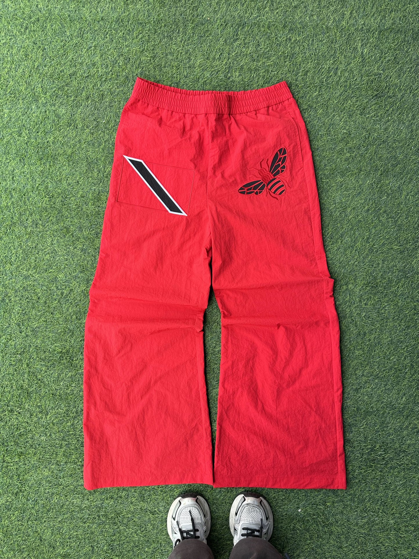 Flared Trini Nylon Pants