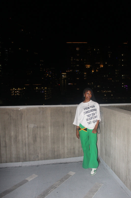 Flared Jamaica Pants